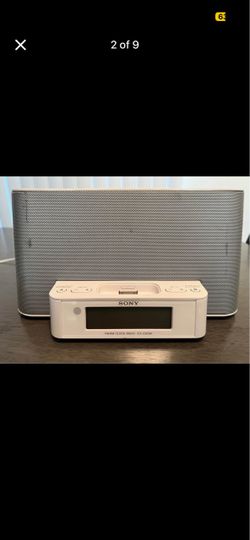 Sony iPod dock FM/AM Clock Radio