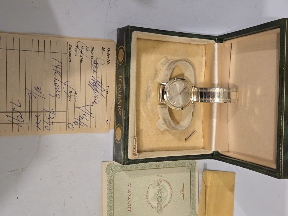 Vintage LONGINES watch Gold Filed 10k