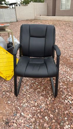 2 Leather Office Chairs Good Condition 75 For Both