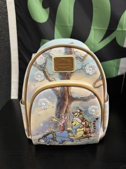 Loungefly Disney: Winnie the Pooh and Friends Sledding Mini-Backpack 