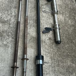Olympic Bar And regular Bar And Dumbbell Bar All For $100 