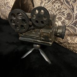 Skelton playing dance/music video camera 