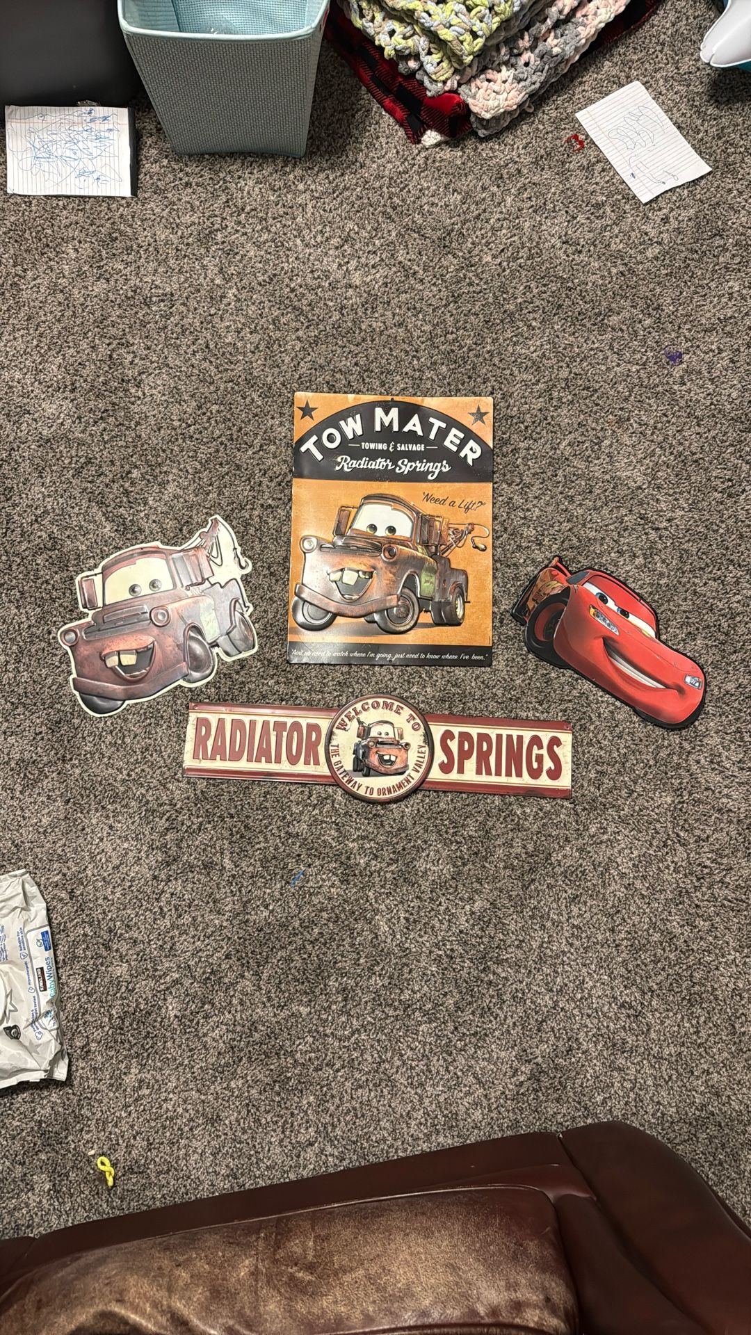 Disney Cars Metal Posters