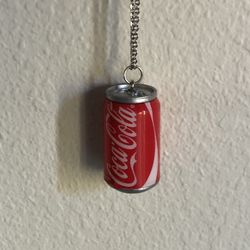 Coke Can Replica - 3D Novelty Necklace 18 Inch New