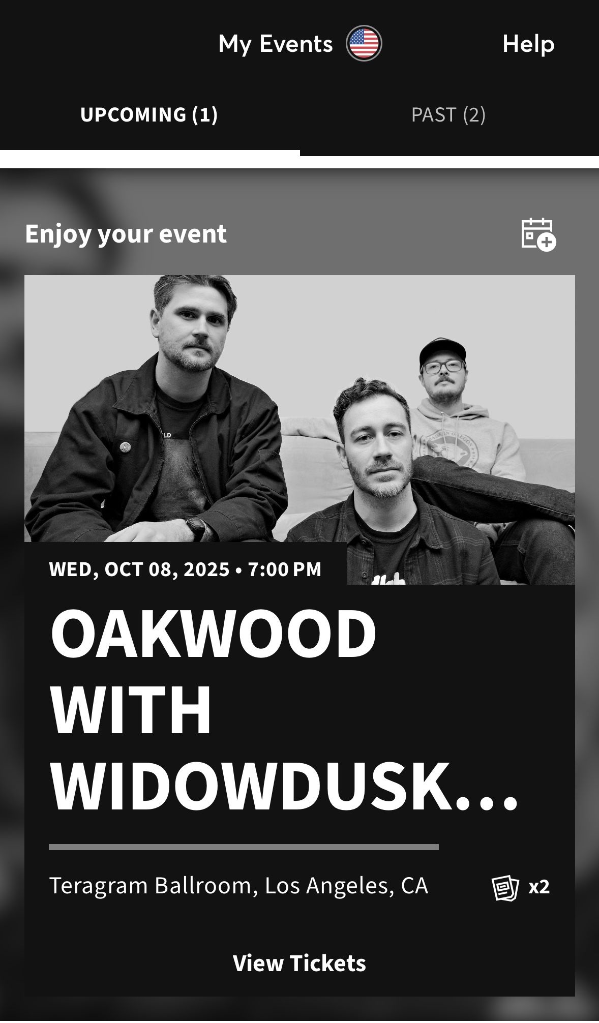 Oakwood Tickets