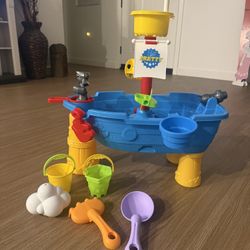 baby or toddler sand and water table 