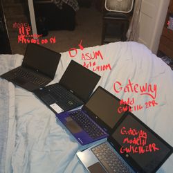 4 Labtops For Sale Cheap Touch Screen 