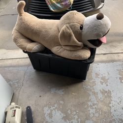Huge cuddly dog stuffed animal