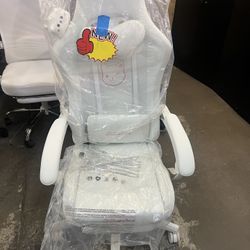 🔥Spicer discount 🔥Gaming Chair with Pocket Spring Cushion, Ergonomic Computer Chair  andFootrest for Adults, High Back Game Chair Leather for Office