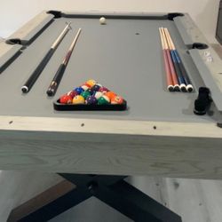 Pool Table Can Install  New Billiard Tables ( Dining Top Available) 