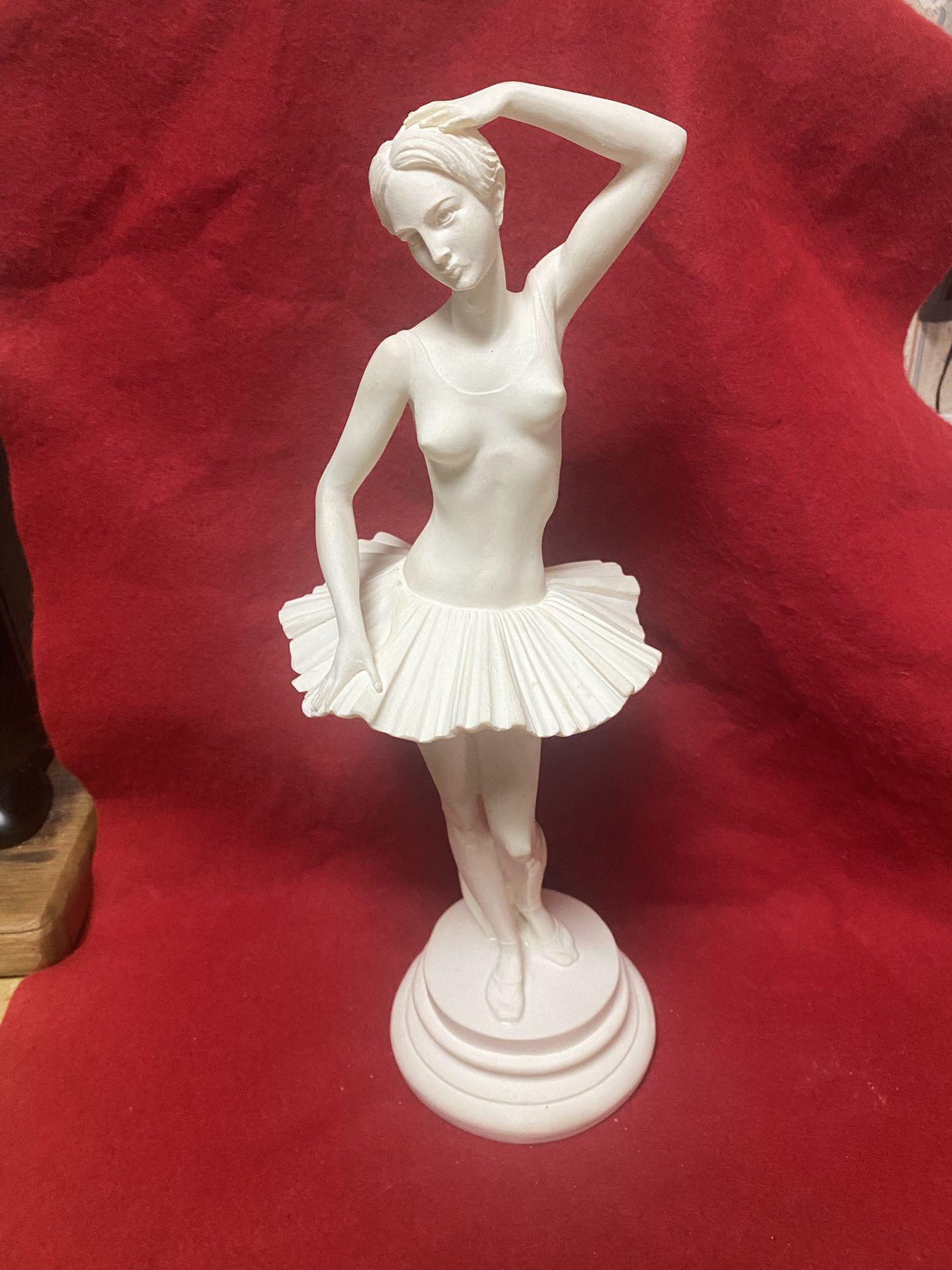 14 Inch Alabaster Greek Ballerina Statue Imported From Greece (Read Description)