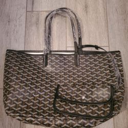 Tote Bag With Clutch 