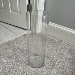 New Clear Tall Vase