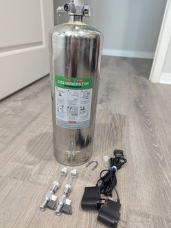 4L Twin Head CO2 Generator with solenoids for Aquariums