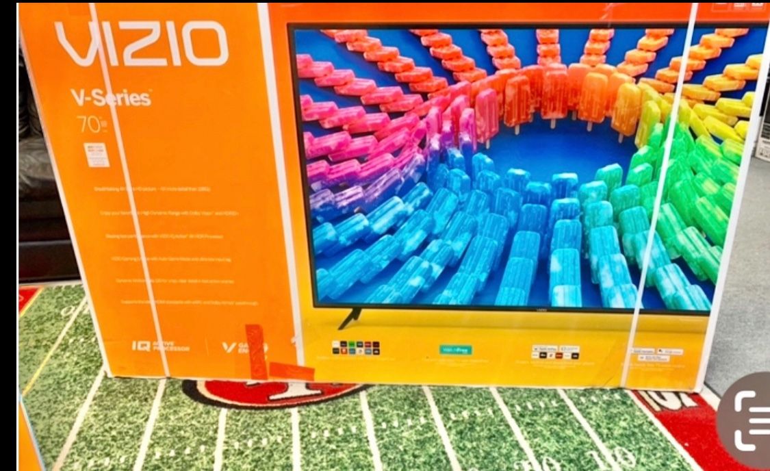 70 Vizio Tv Smart 4k HDTV In Box 6 Month Warranty Free Delivery.