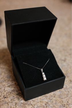 Zales 14k Diamond & White Gold Necklace Chain