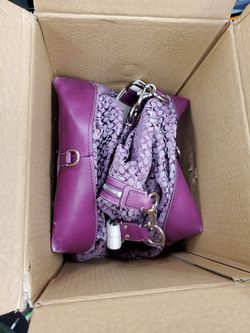 Coach travel duffel bag