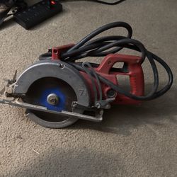 Milwaukee 6377 Circular Saw Worm  Drive Heavy Duty 7-1/4" 120V Made In USA