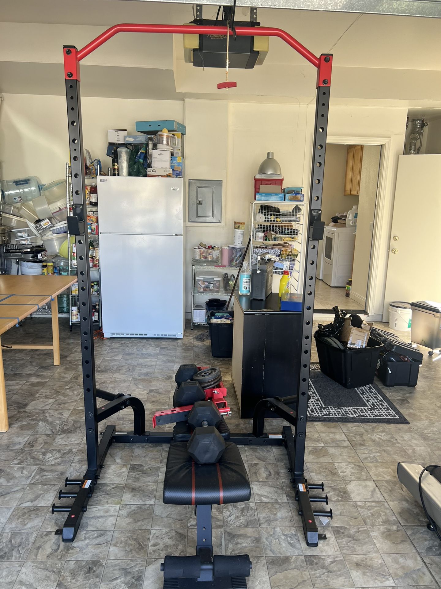 Gym Equipment Fly Bird Bench Sunny Power Rack With Eight Weights