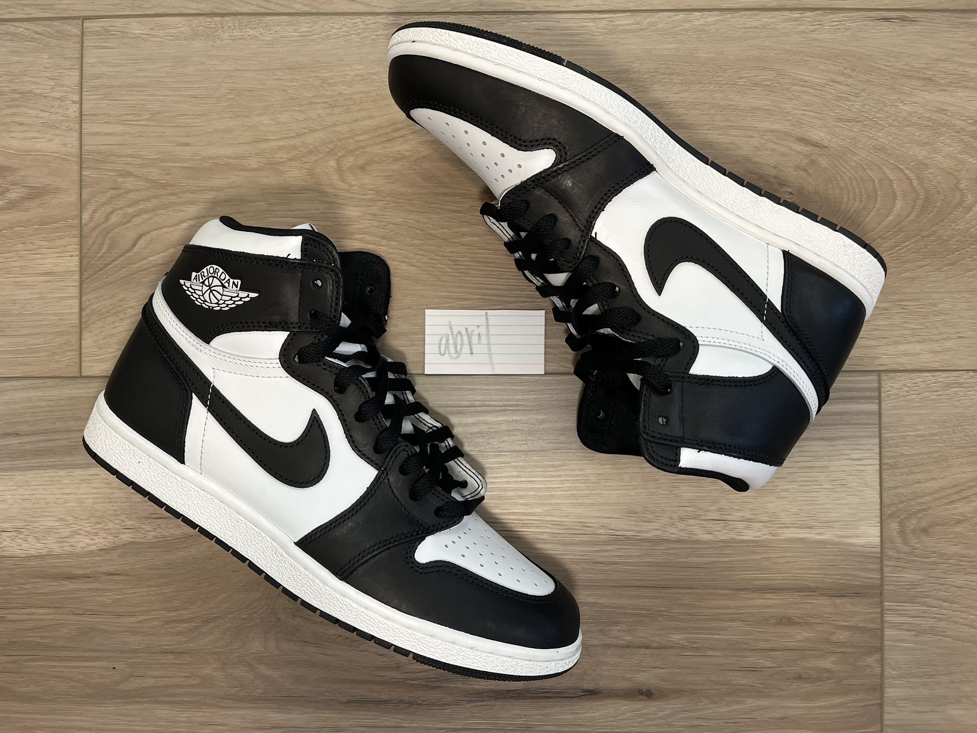 Size 11 Nike Air Jordan 1 Retro High '85 Black White (2023)