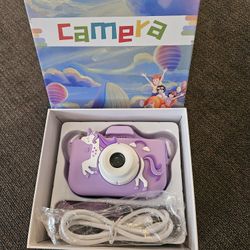 MGAOLO CHILDREN'S CAMERA - Unicorn Purple