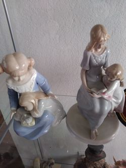 Mother daughter figure 