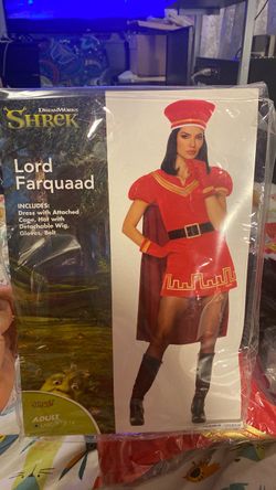 Adult Lord Farquaad Costume - Shrek Fairytale Dress, Villain Outfit, Halloween
