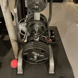 CAP Barbell Olympic Plates And Holder