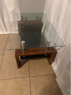 Glass center table