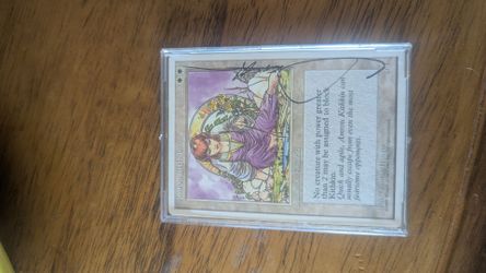 Mint condition artist signed 1995 Amrou Kithkin