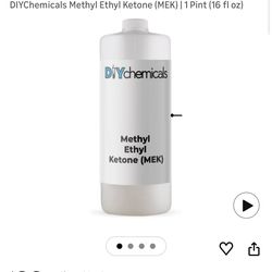 Price Down DIYChemicals Methyl Ethyl Ketone (MEK) | 1 Pint (16 fl oz) X 2 Pairs