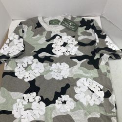 🔥 Denim Tears Camo Cotton Wreath T-Shirt – Size L 🔥 