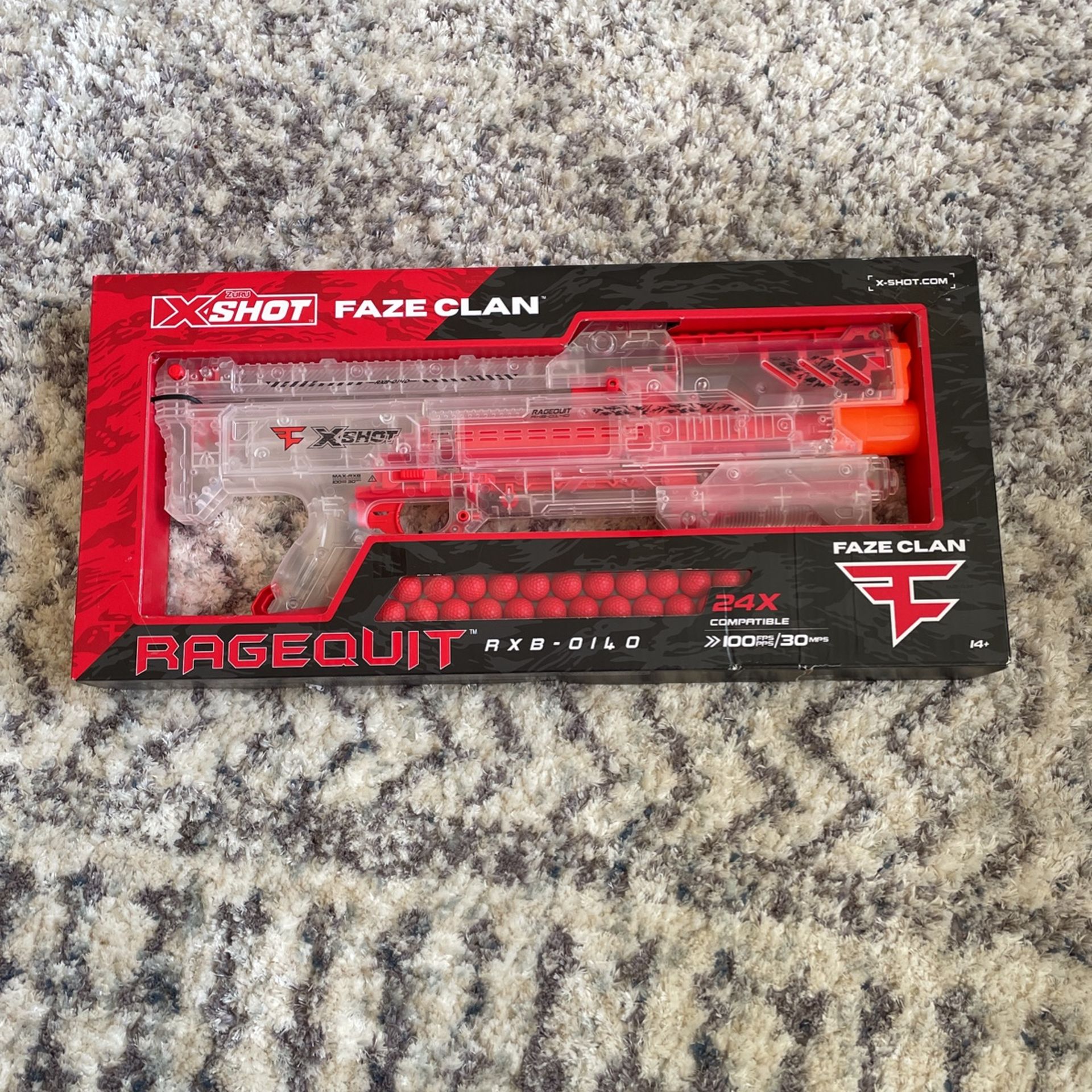 LIMITED EDITION Ragequit RXB-0140 Faze Xshot (BRAND NEW IN THE BOX)