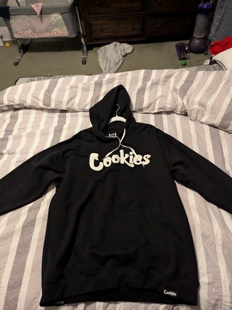 Cookies Hoodie XXL BLACK/WHITE
