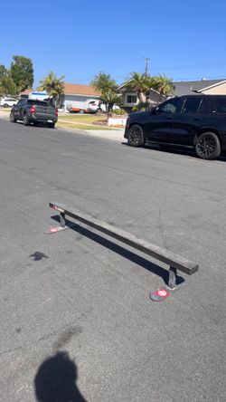 Skate board flat rail