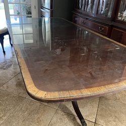 Dining table with 6 chairs