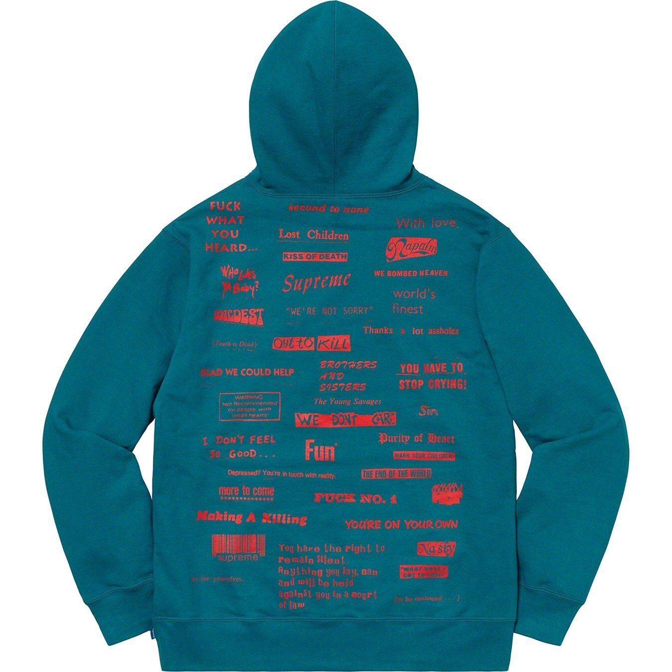 Supreme Stop Crying Hoodie