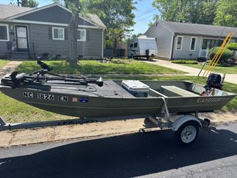 Jon Boat And Trailer
