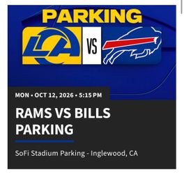 Bills vs. Rams PARKING