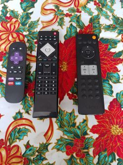 Television control Vizio and roku. Controles de tv
