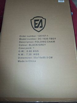 EA - Ever Advanced Tall Folding Chair 