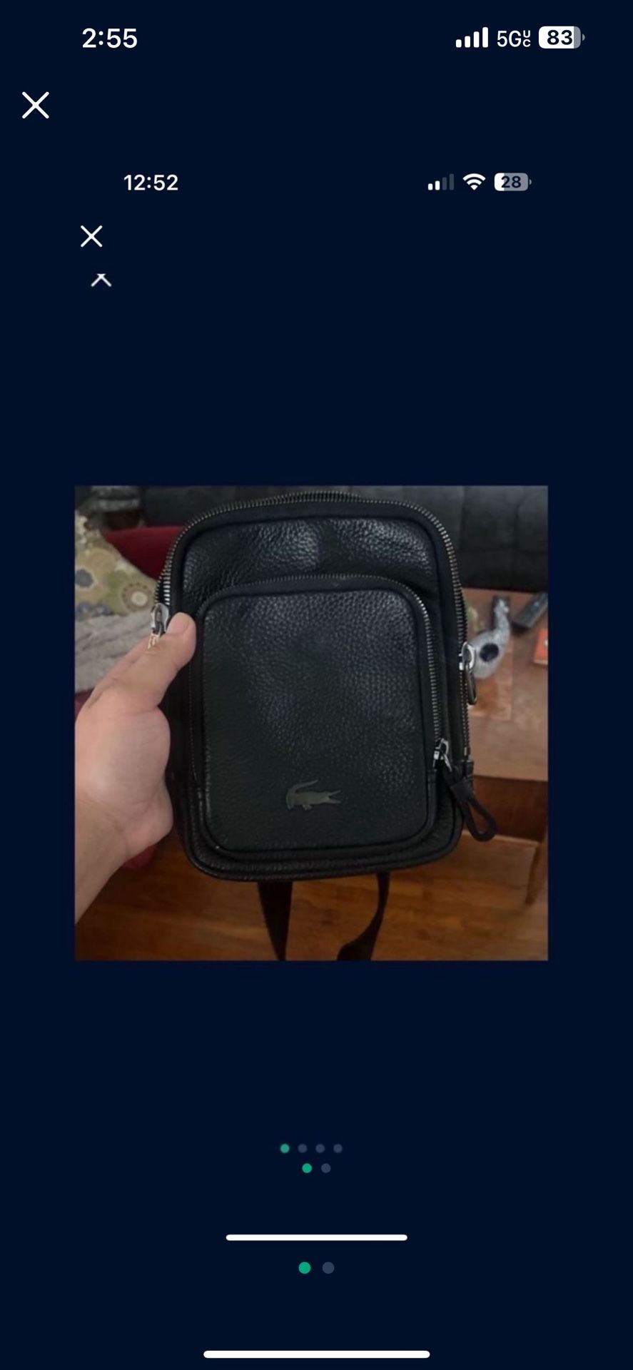 Lacoste Leather Bag