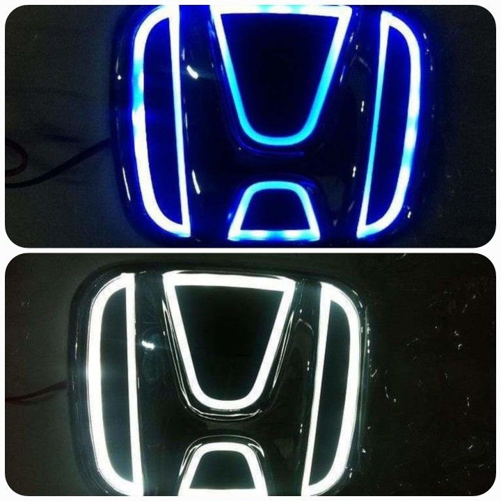 HONDA 5D LED Light Up logo car badge Emblem Front &Tail