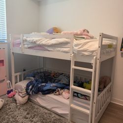 White Bunk Bed