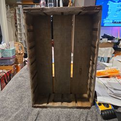 Vintage wooden crate