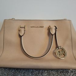 Michael Kors Beige Designer Purse