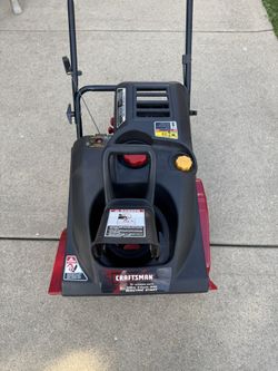 Craftsman 21”Single Stage With Electric Starter 4 Cycle Engine