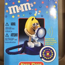 M&M megaphone telephone