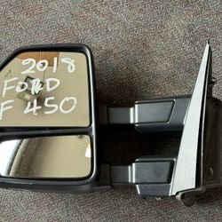 Left 2018 Ford F450 OEM Power Mirror 