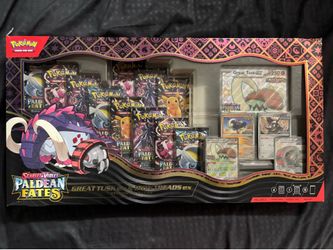 Pokémon Cards Paldean Fates Great Tusk ex & Iron Treads ex Premium Collection